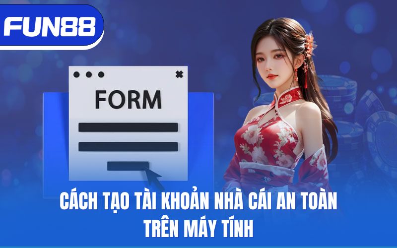 Cách tạo tài khoản nhà cái an toàn trên máy tính